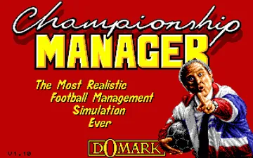 Championship Manager_Disk2 screen shot title